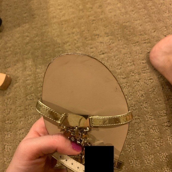 Jimmy Choo Wyatt Metallic Sandal - Picture 13 of 16